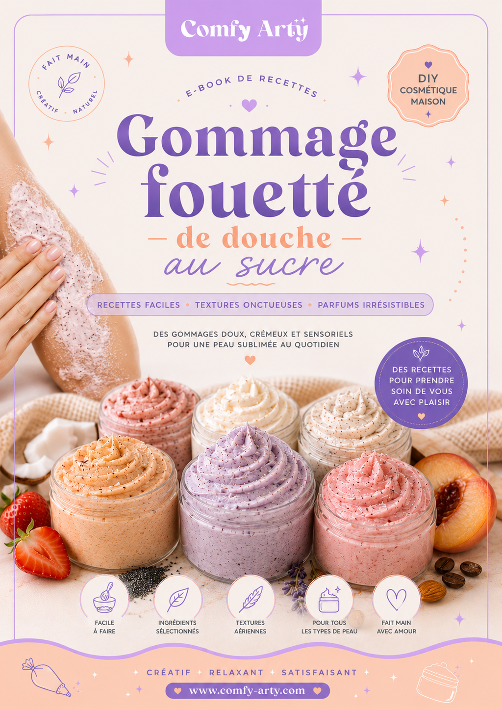 Ebook Recettes Comfy: Gommages fouettés chantilly