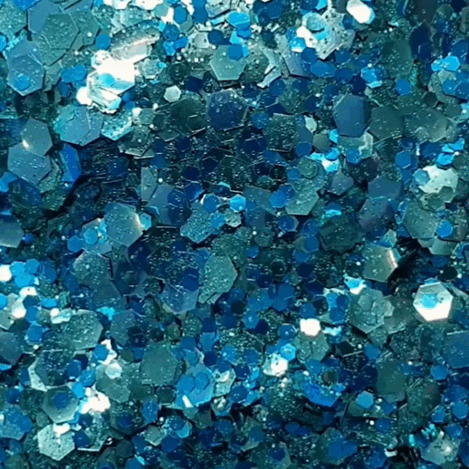 Paillettes Vegan Turquoise Polysirène