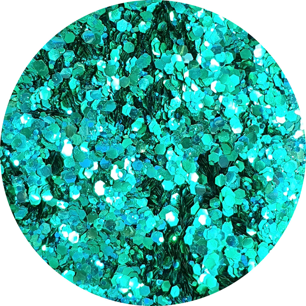 Paillettes Vegan Turquoise Polysirène
