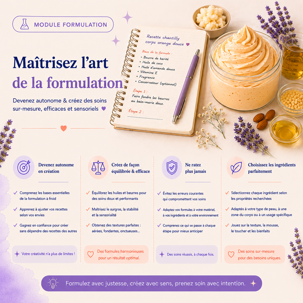 COSMY ARTY | Formation Cosmétique artisanale & savons | Formulation, Recettes, Tutoriels [en vidéos]