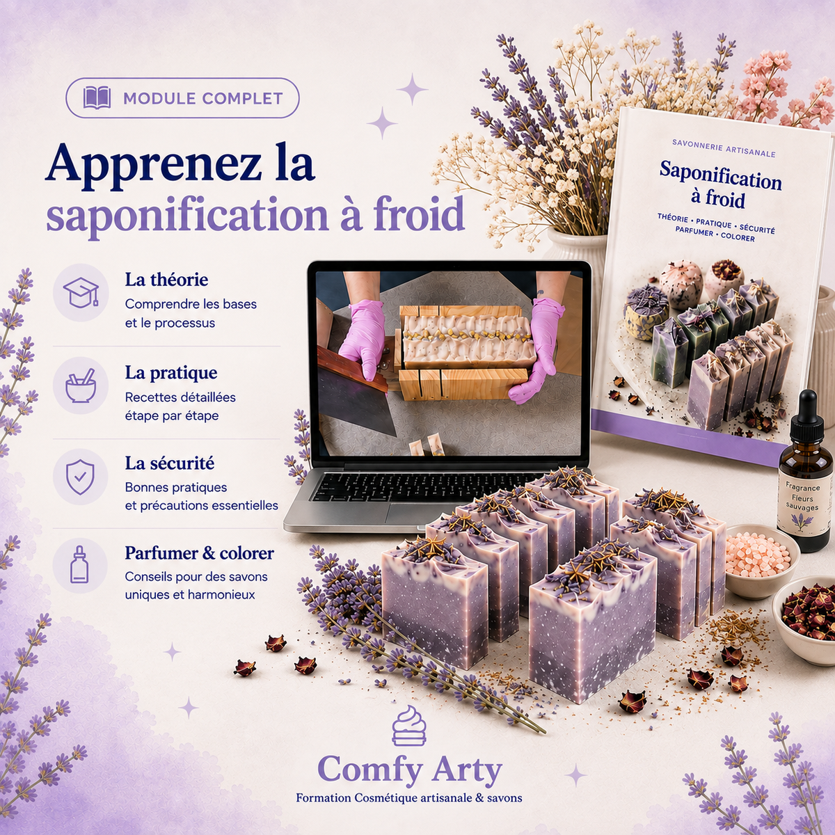 COSMY ARTY | Formation Cosmétique artisanale & savons | Formulation, Recettes, Tutoriels [en vidéos]