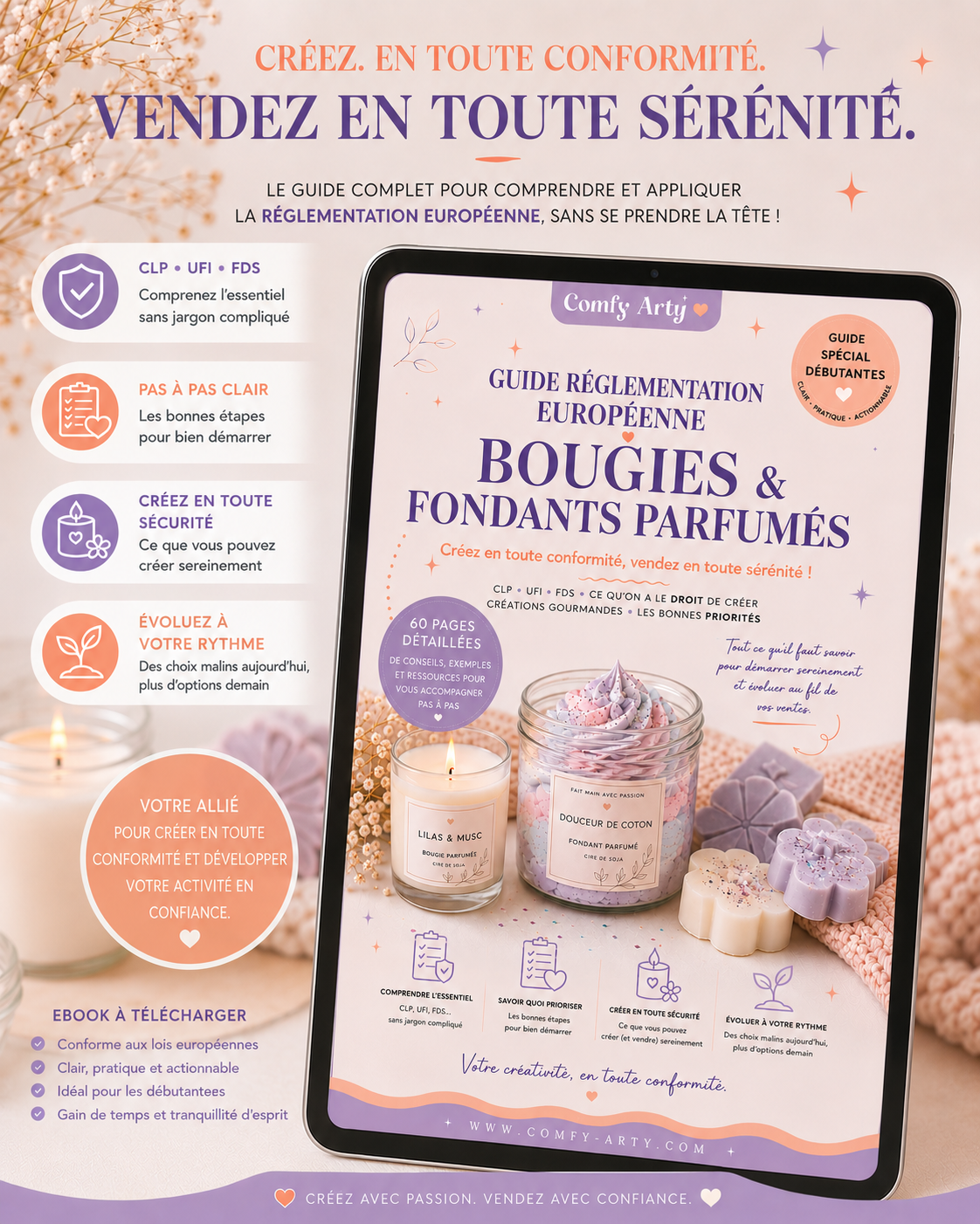 Guide Complet: Réglementation Europeenne étiquetage Bougie & Fondants parfumés [en Français]