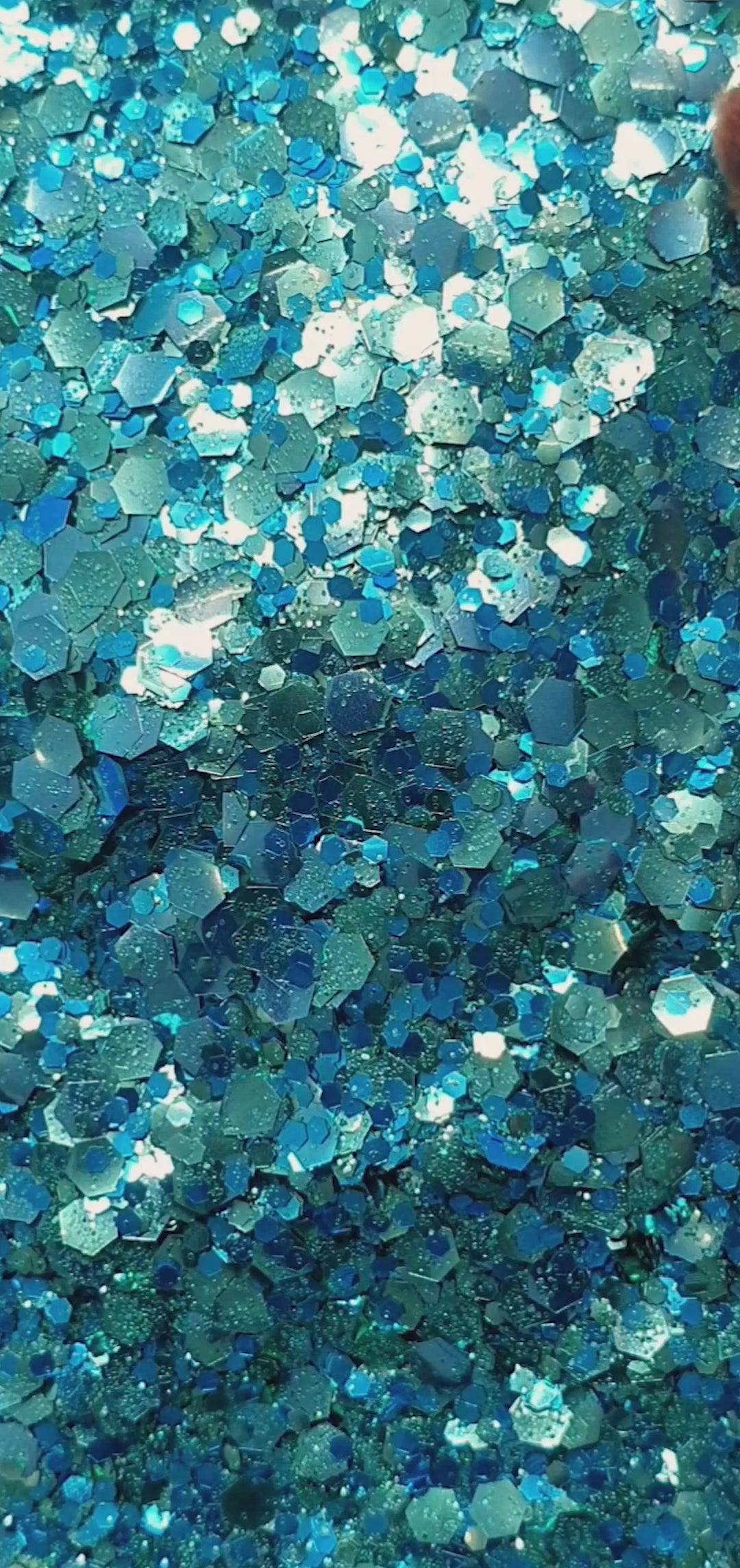 Paillettes Vegan Turquoise Polysirène