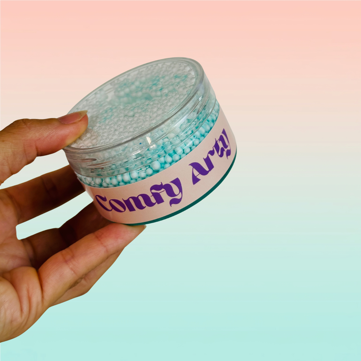 Asmr Crackypop Slime translucide | Turquoise